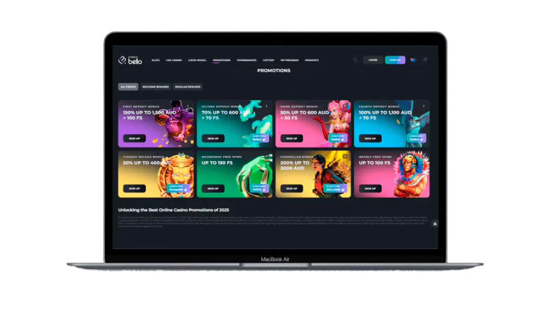 CasinoBello Bonus 
