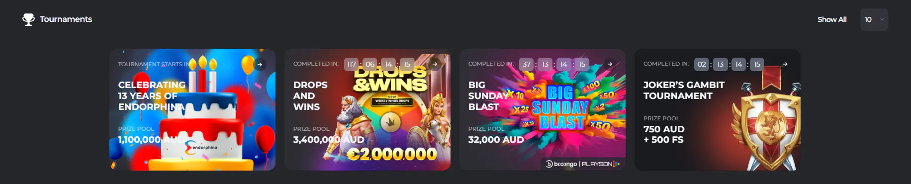 Tournaments Bello Casino